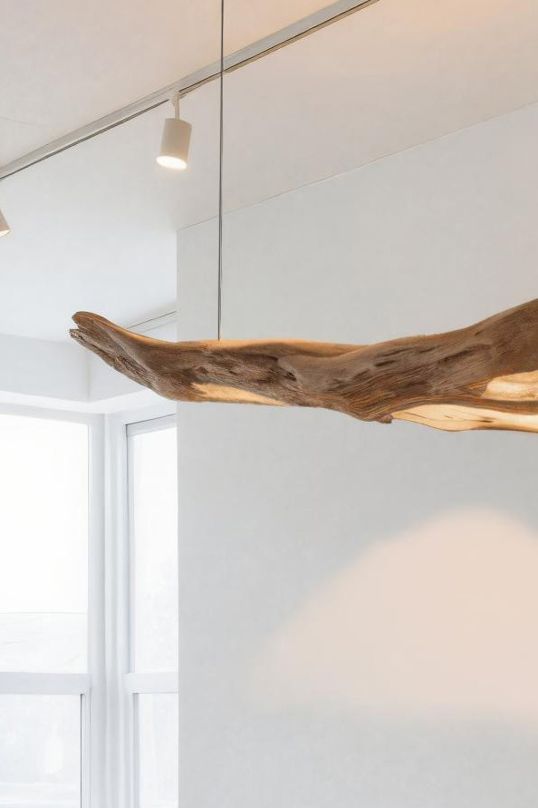 Modern Sculptural Pendant Light With Organic Form For Living Room