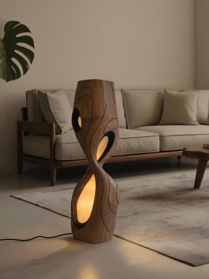 Modern Sculptural Floor Lamp For Living Room Or Bedroom