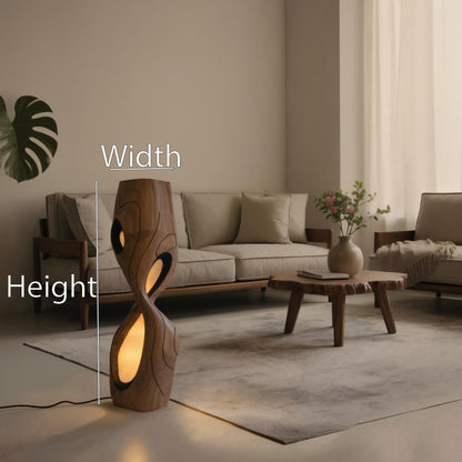 Modern Sculptural Floor Lamp For Living Room Or Bedroom