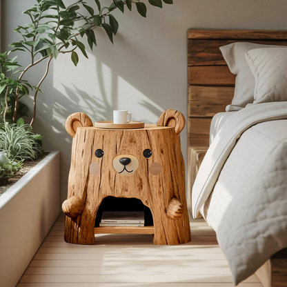 Rustic Record Cabinet With Storage For Bedroom Decor