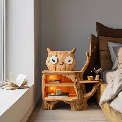 Farmhouse Wood Side Table For Cozy Bedroom Corners