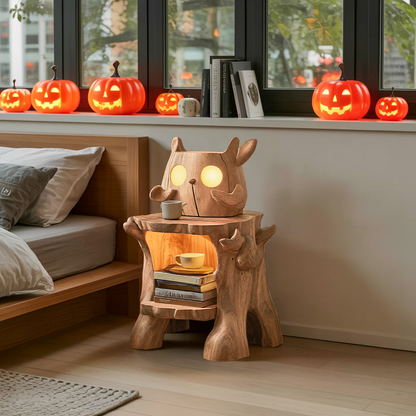 Farmhouse Wooden Nightstand For Furniture Accents