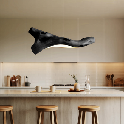 Modern Rustic Pendant Light With Tree Branch Design For Living Room Or Dining