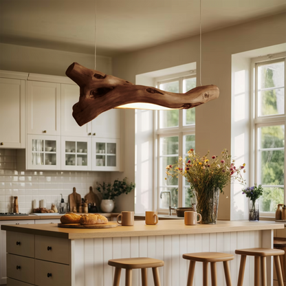 Modern Rustic Pendant Light With Tree Branch Design For Living Room Or Dining