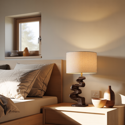 Modern Sculptural Table Lamp For Living Room And Bedroom
