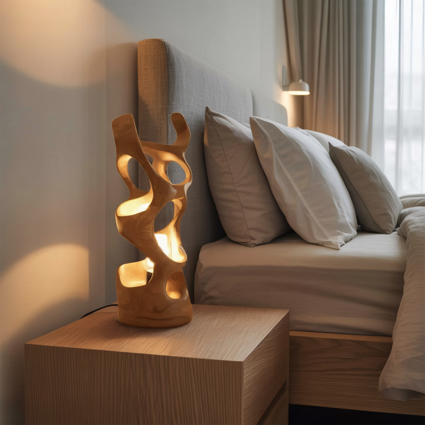 Modern Abstract Table Lamp For Bedroom Or Living Room