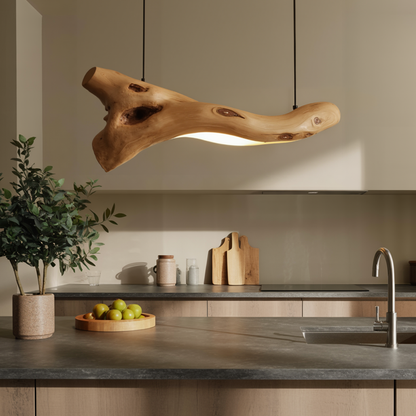 Modern Rustic Pendant Light With Tree Branch Design For Living Room Or Dining