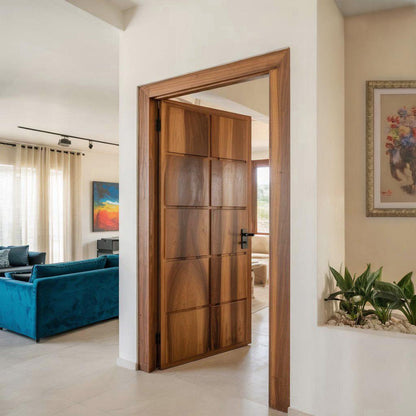 Modern Panel Door Design For Living Room And Hallway