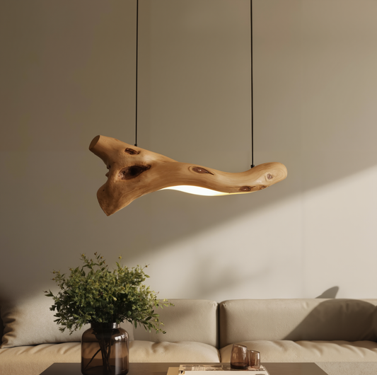 Modern Rustic Pendant Light With Tree Branch Design For Living Room Or Dining