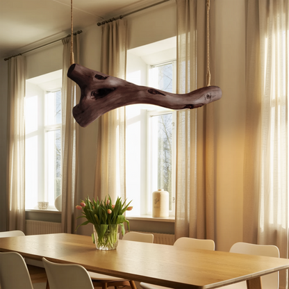 Modern Rustic Pendant Light With Tree Branch Design For Living Room Or Dining