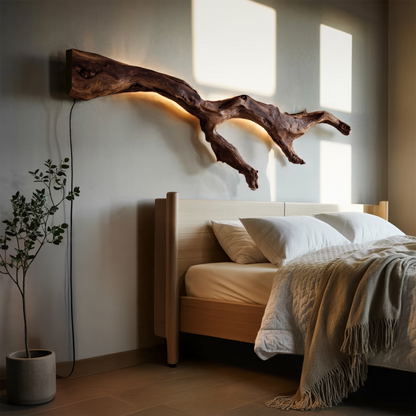 Modern Organic Wall Light Branch For Bedroom